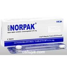 ノルパック 事後避妊薬 Norpak 0.75mg